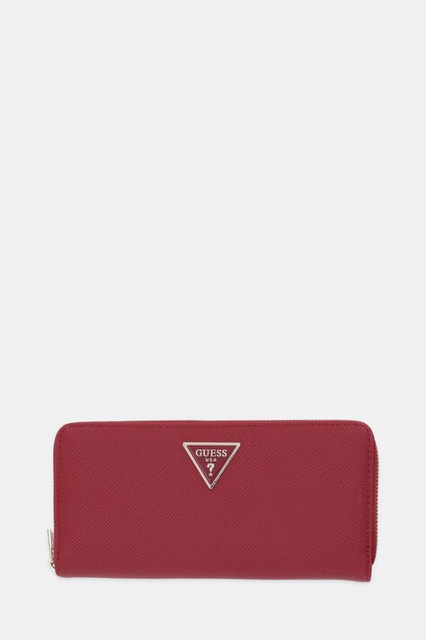 Guess portfel LAUREL damski kolor czerwony SWZG74 59146