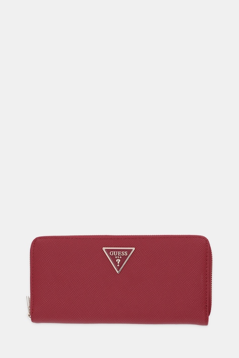 Peňaženka Guess LAUREL dámska, červená farba, SWZG74 59146