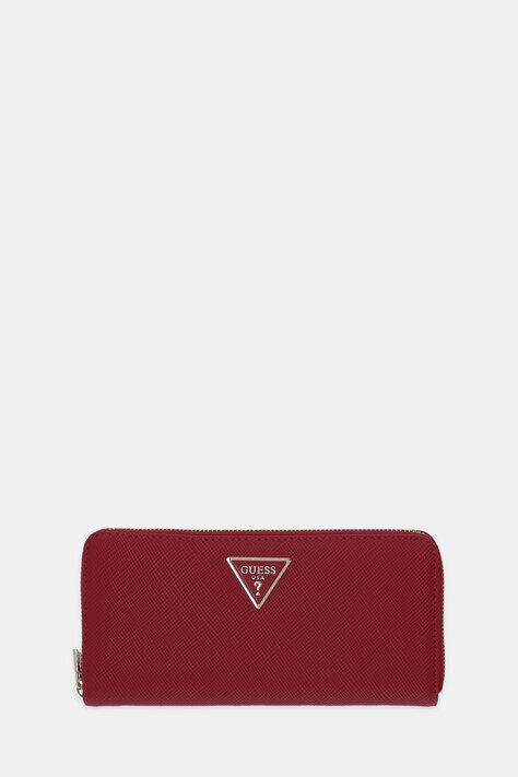 Guess portfel LAUREL damski kolor czerwony SWZG74 59146