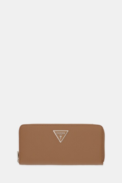 Guess portfel LAUREL damski kolor brązowy SWZG74 59146