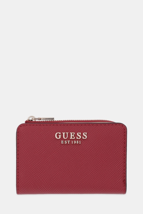 Peňaženka Guess LAUREL dámska, červená farba, SWZG74 59156