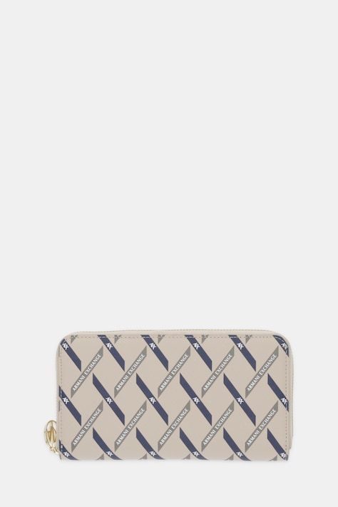 Peňaženka Armani Exchange dámska, béžová farba, XW000359 AF17155