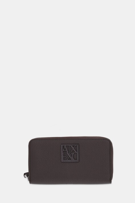 Peněženka Armani Exchange dámská, hnědá barva, XW000361 AF11902