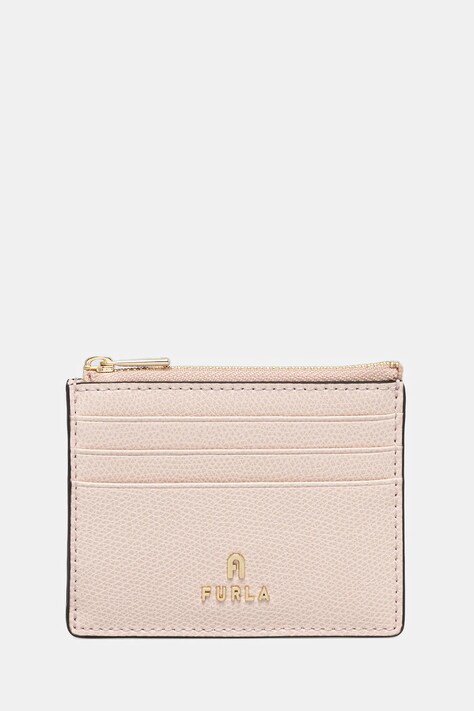 Δερμάτινο πορτοφόλι Furla χρώμα: ροζ, WP00388.ARE000.0496S