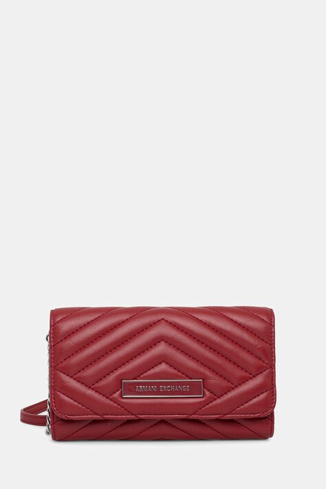 Armani Exchange kopertówka kolor czerwony 948481 4R742