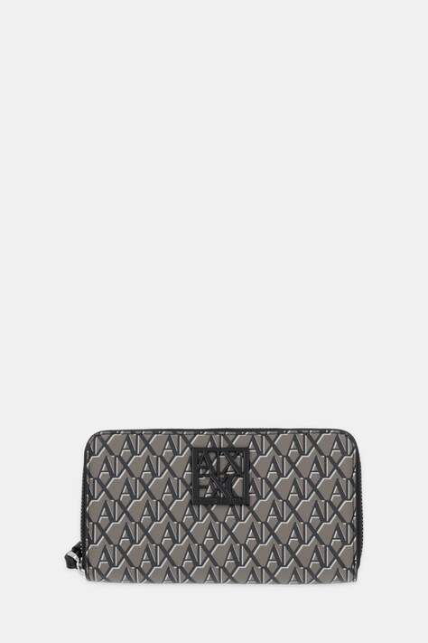 Armani Exchange portfel damski kolor brązowy XW000361 AF17221