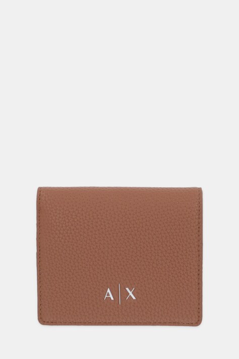 Armani Exchange portfel damski kolor brązowy XW002123 AF17019
