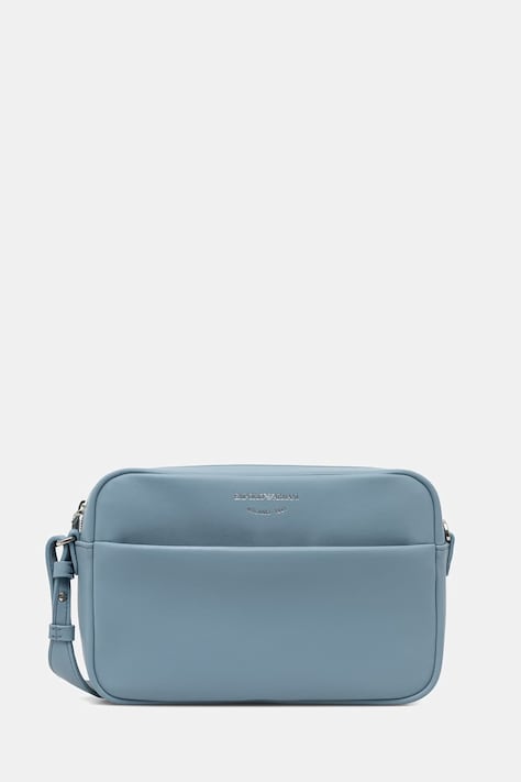 Emporio Armani torebka crossbody damska skórzana niebieska EW003032 AF19229