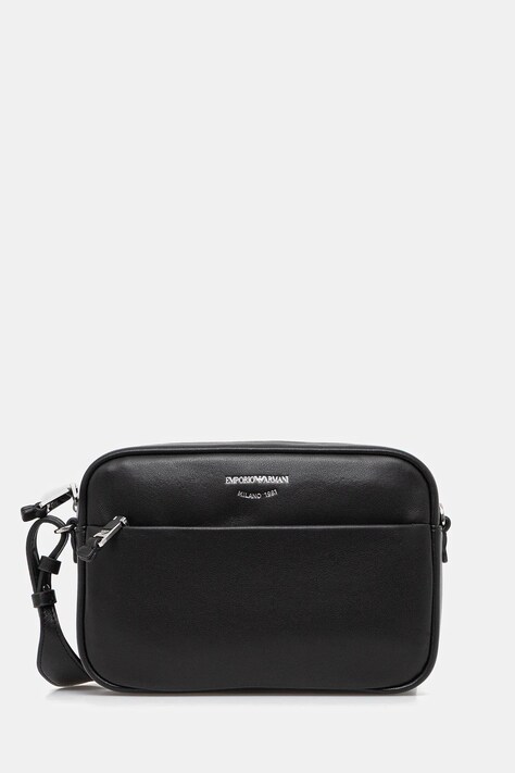 Emporio Armani torebka skórzana kolor czarny EW003032 AF19229