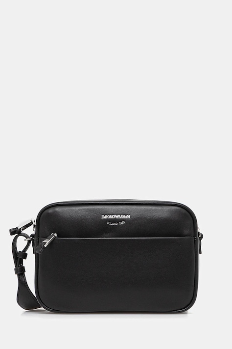 Kožená kabelka Emporio Armani černá barva, EW003032 AF19229