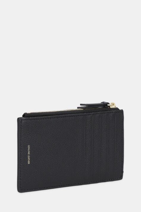 Emporio Armani гаманець жіночий шкіряний — AW25-PFD04T, чорний — фото 2