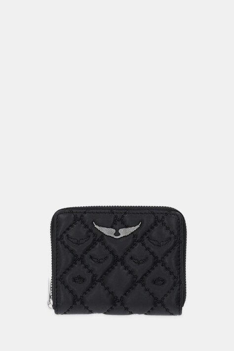 ZADIG&VOLTAIRE portfel skórzany damski kolor czarny LWSG03698