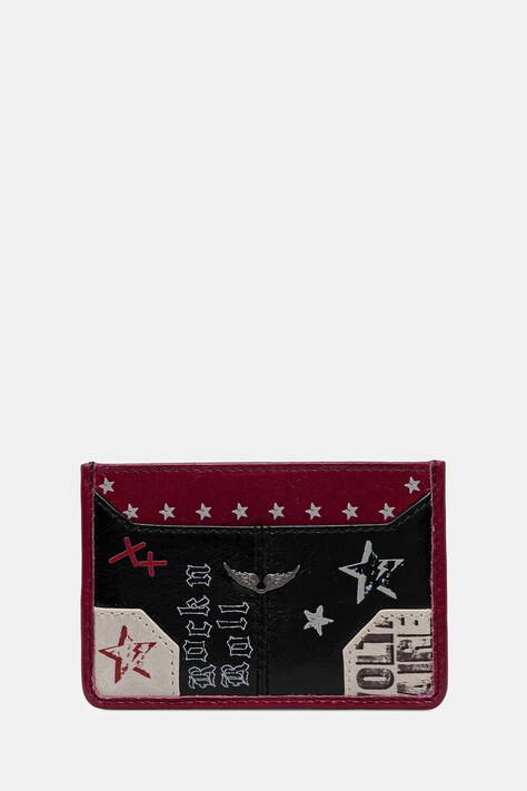 ZADIG&VOLTAIRE etui na karty skórzane kolor czarny LWSG03718