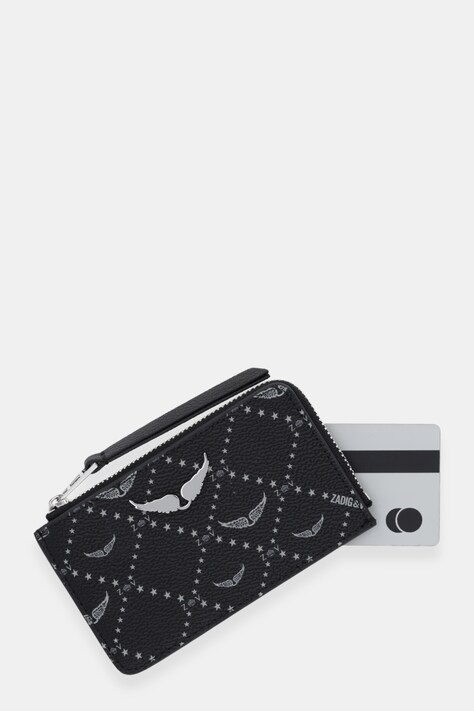 ZADIG&VOLTAIRE portfel damski kolor czarny LWSG03642