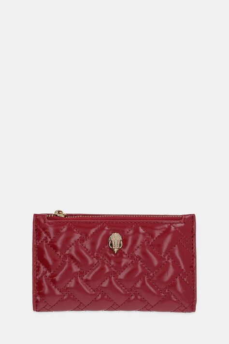 Kurt Geiger London portfel skórzany KENSINGTON damski kolor bordowy 4703950319