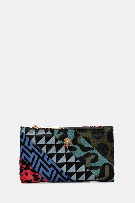 Kurt Geiger London portfel skórzany KENSINGTON damski kolor niebieski 4704169189