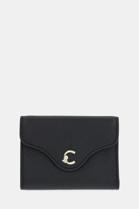 Kožená peňaženka Coccinelle COCCINELLE C-ME čierna farba, E2.SSL.11.F0.21