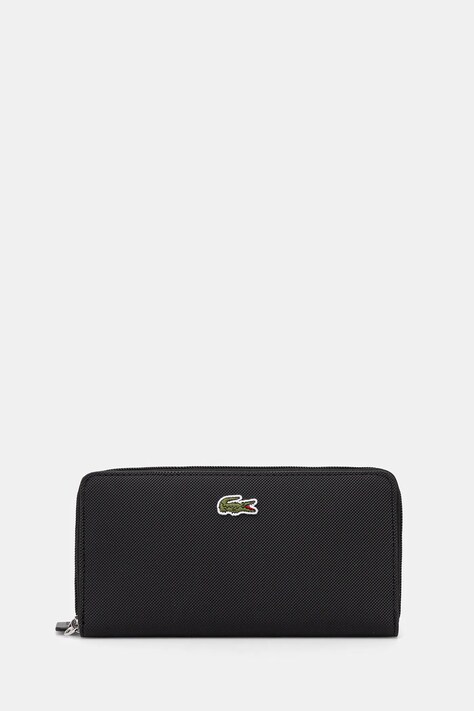 Lacoste portfel damski kolor czarny NF2900PK