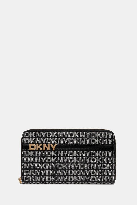 Dkny portfel damski kolor czarny R5215M28