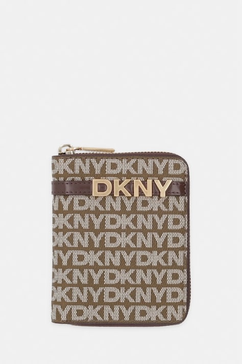 DKNY portfel damski brązowy R5215M25