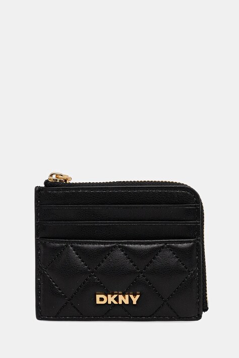 Кожен портфейл Dkny в черно R521KL12