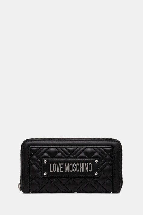 Love Moschino portfel damski kolor czarny JC5600PP1NLA000B