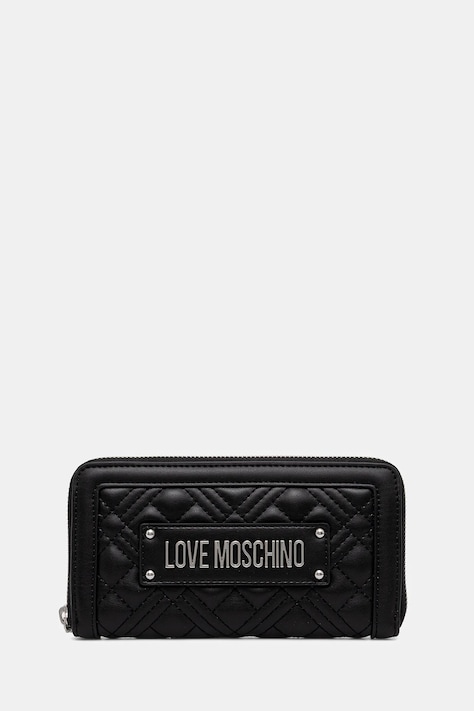 Peňaženka Love Moschino dámska, čierna farba, JC5600PP1NLA000B