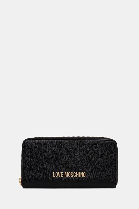 Love Moschino portfel damski kolor czarny JC5700PP1NLD0000