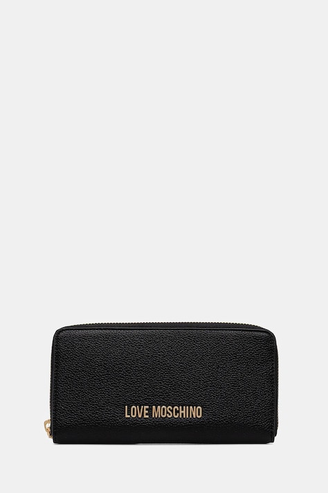 Peňaženka Love Moschino dámska, čierna farba, JC5700PP1NLD0000