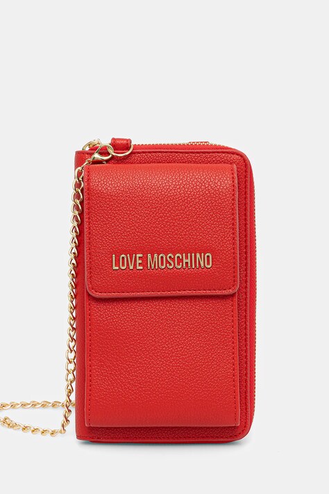 Love Moschino portfel damski kolor czerwony JC5701PP1NLD0500