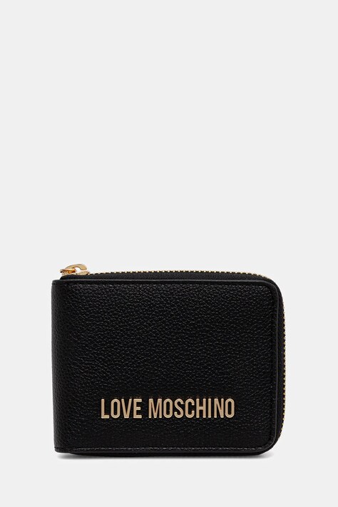 Love Moschino portfel damski kolor czarny JC5639PP1NLD0000