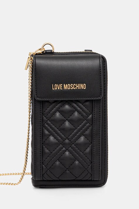 Love Moschino portfel damski kolor czarny JC5682PP1NLA0000