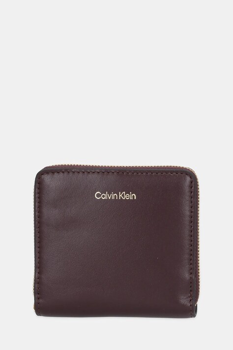Πορτοφόλι Calvin Klein χρώμα: μπορντό, LV04F1044G