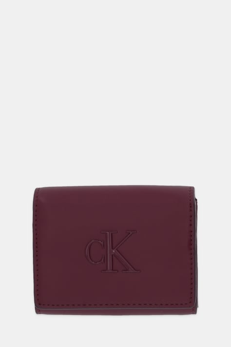 Calvin Klein portfel damski kolor bordowy LV04F1047G