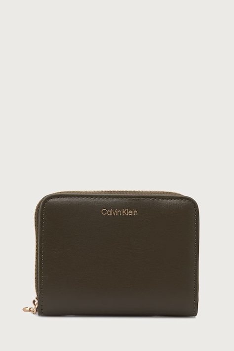 Calvin Klein Portafoglio da donna in pelle verde LV04F1075G