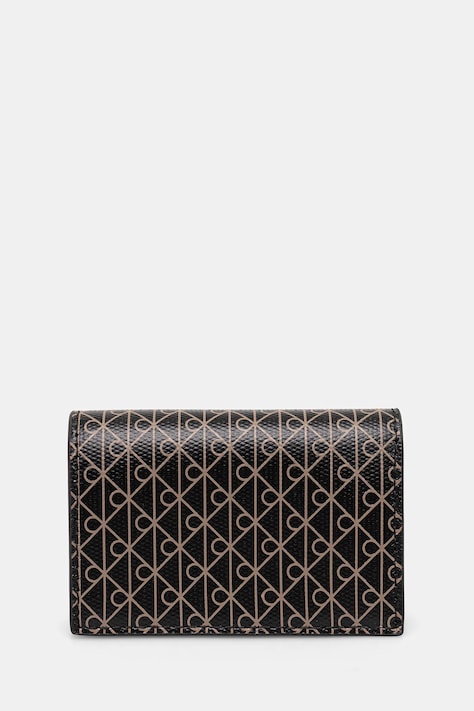 Peňaženka Calvin Klein dámska, čierna farba, LV04F1083G