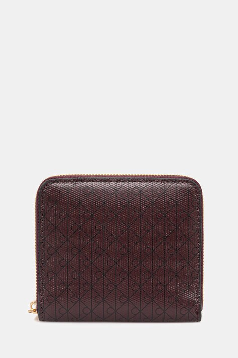 Calvin Klein portfel damski kolor fioletowy LV04F1089G
