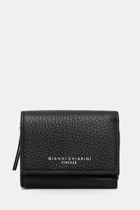 Gianni Chiarini portfel skórzany damski kolor czarny PF.W5065.GRN
