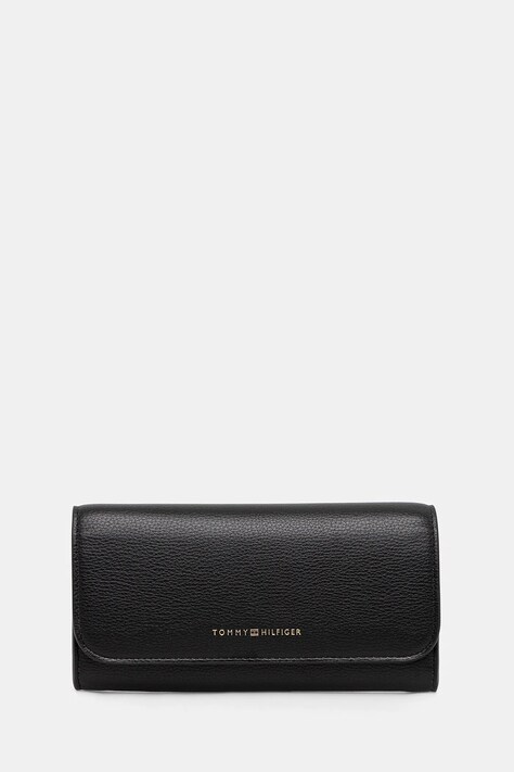 Tommy Hilfiger portfel damski kolor czarny AW0AW17734