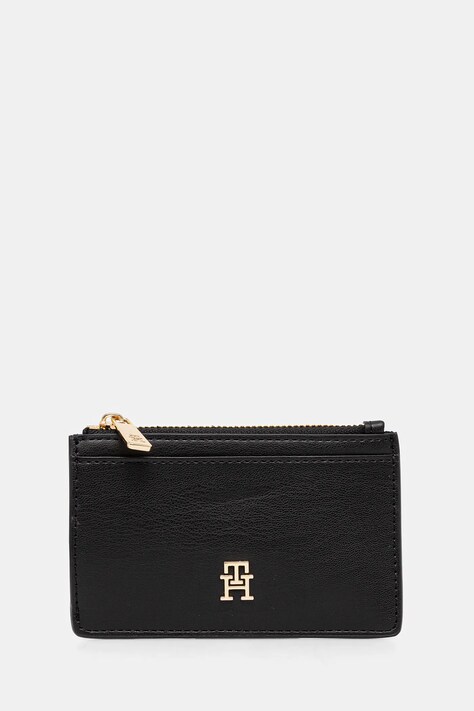 Tommy Hilfiger portfel damski kolor czarny AW0AW17735