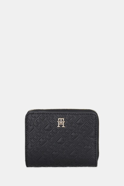 Πορτοφόλι Tommy Hilfiger χρώμα: μαύρο, AW0AW17743