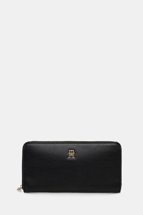 Tommy Hilfiger portfel damski kolor czarny AW0AW17744