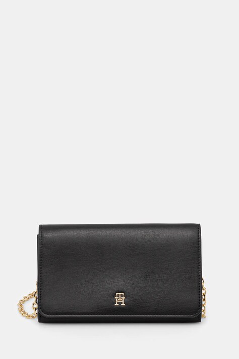 Клатч Tommy Hilfiger колір чорний AW0AW17958