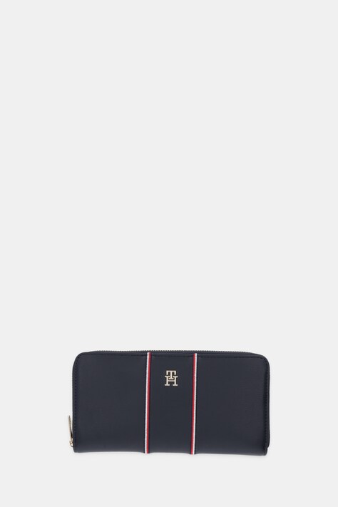Tommy Hilfiger portfel damski kolor granatowy AW0AW18033