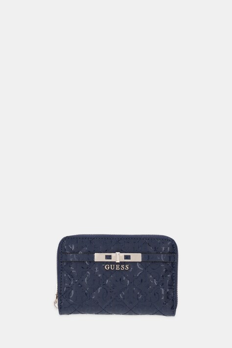 Guess portfel IDRA damski kolor granatowy SWGG81 57140
