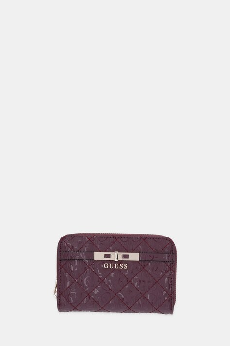 Guess portfel IDRA damski kolor bordowy SWGG81 57140