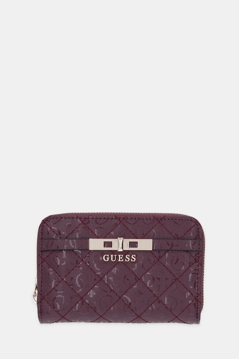 Peňaženka Guess IDRA dámska, bordová farba, SWGG81 57140