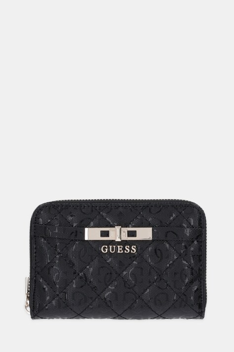 Πορτοφόλι Guess IDRA χρώμα: μαύρο, SWGG81 57140
