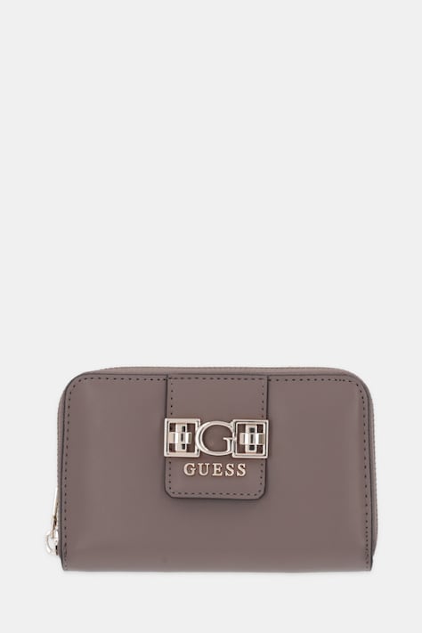 Peněženka Guess JANE dámská, hnědá barva, SWVG98 91140