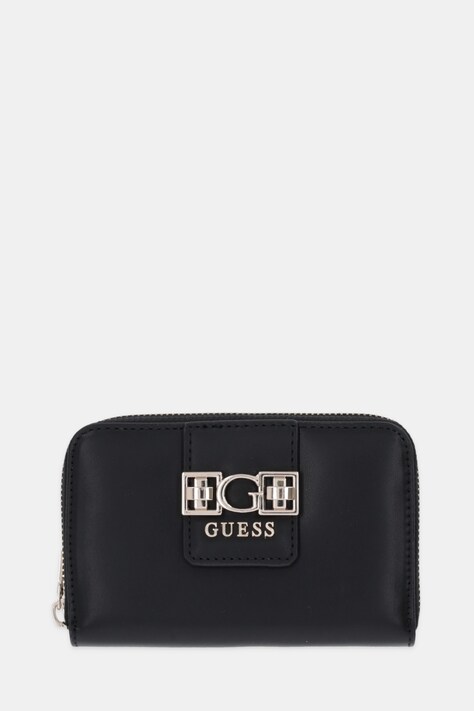 Πορτοφόλι Guess JANE χρώμα: μαύρο, SWVG98 91140